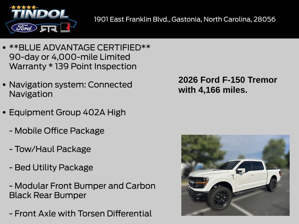 2026 Ford F-150 Tremor