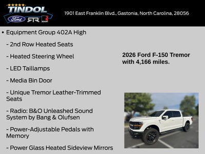 2026 Ford F-150 Tremor