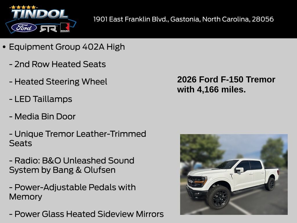 2026 Ford F-150 Tremor