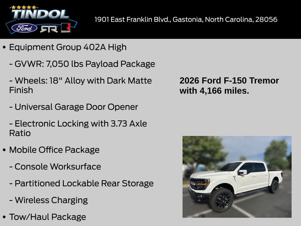 2026 Ford F-150 Tremor