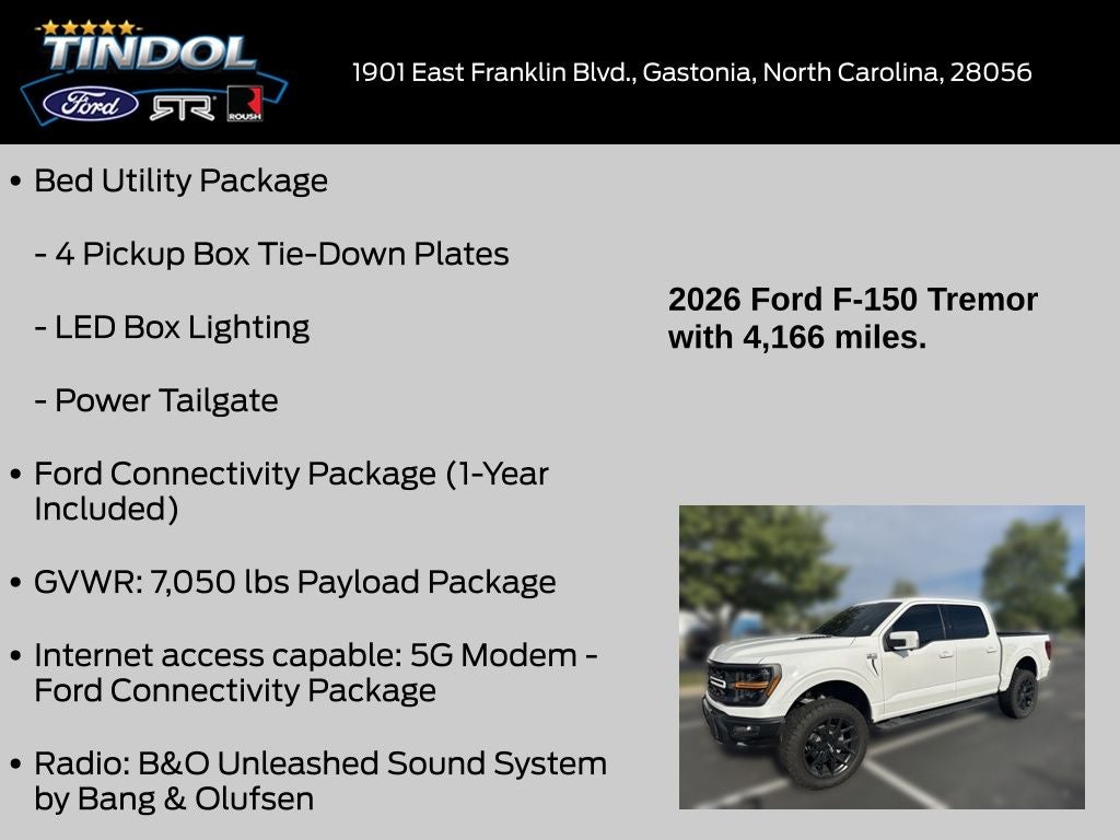 2026 Ford F-150 Tremor