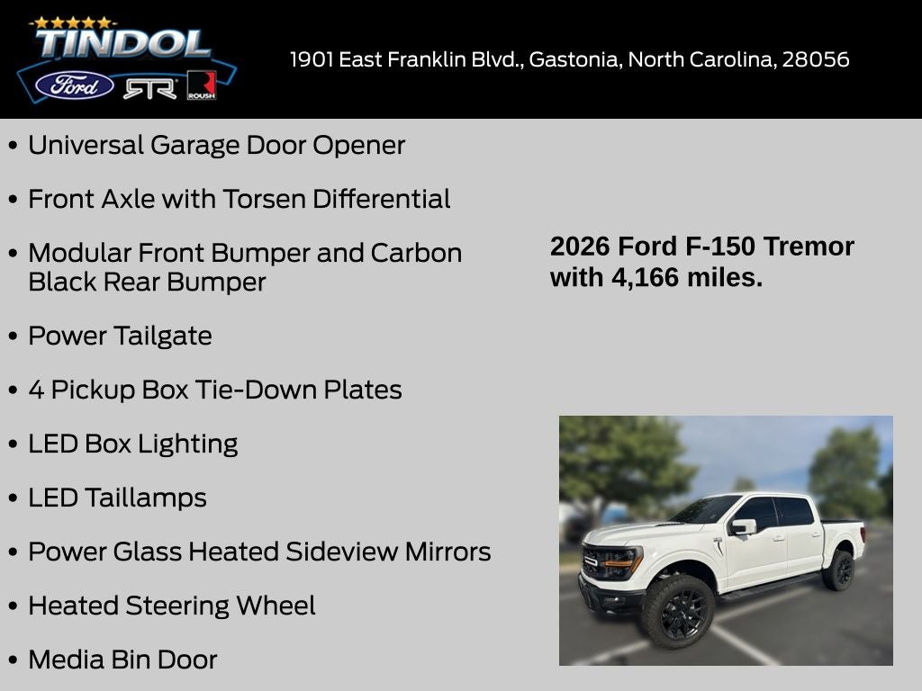2026 Ford F-150 Tremor