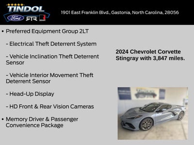 2024 Chevrolet Corvette Stingray 2LT