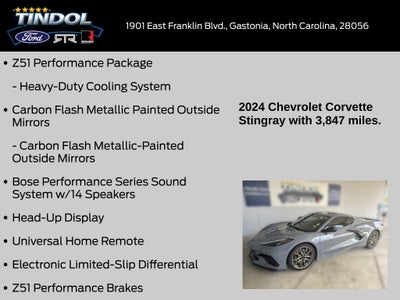 2024 Chevrolet Corvette Stingray 2LT