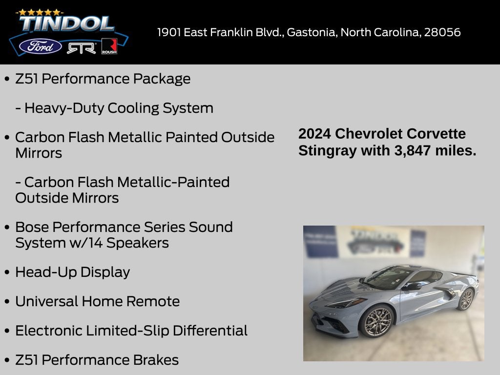 2024 Chevrolet Corvette Stingray 2LT