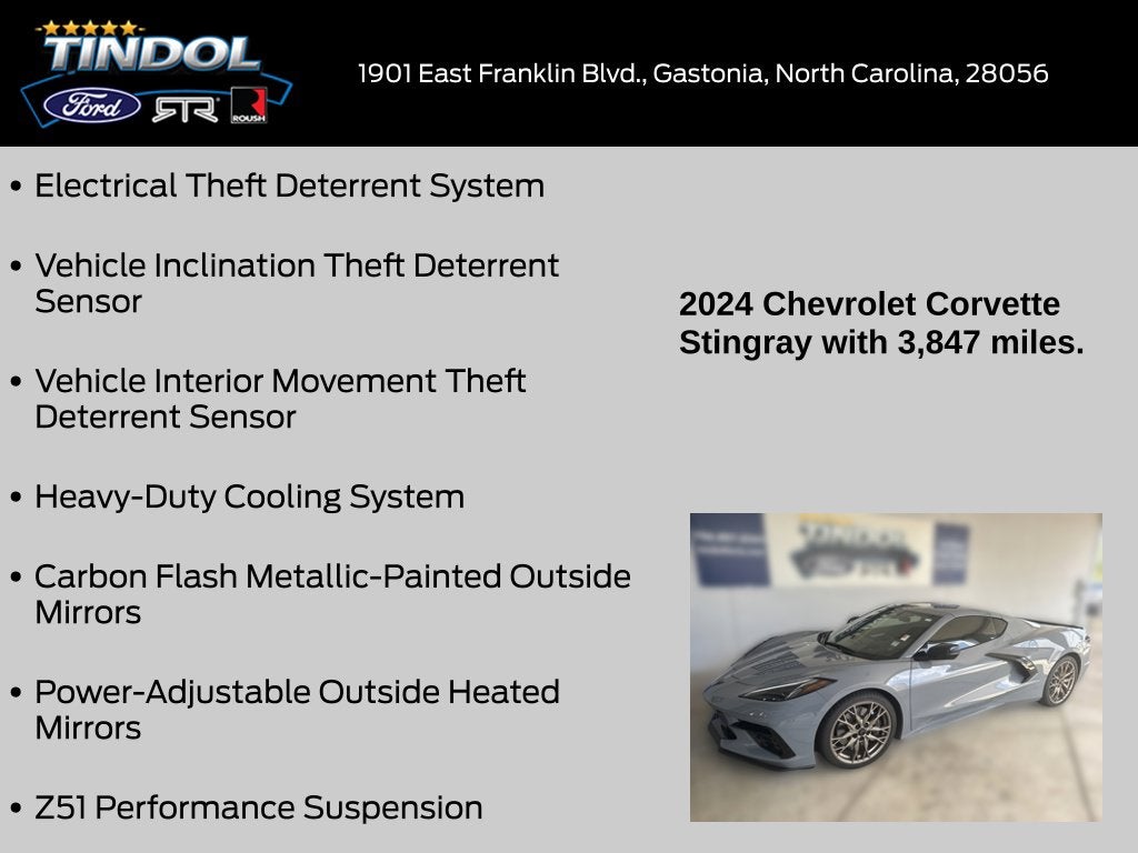 2024 Chevrolet Corvette Stingray 2LT