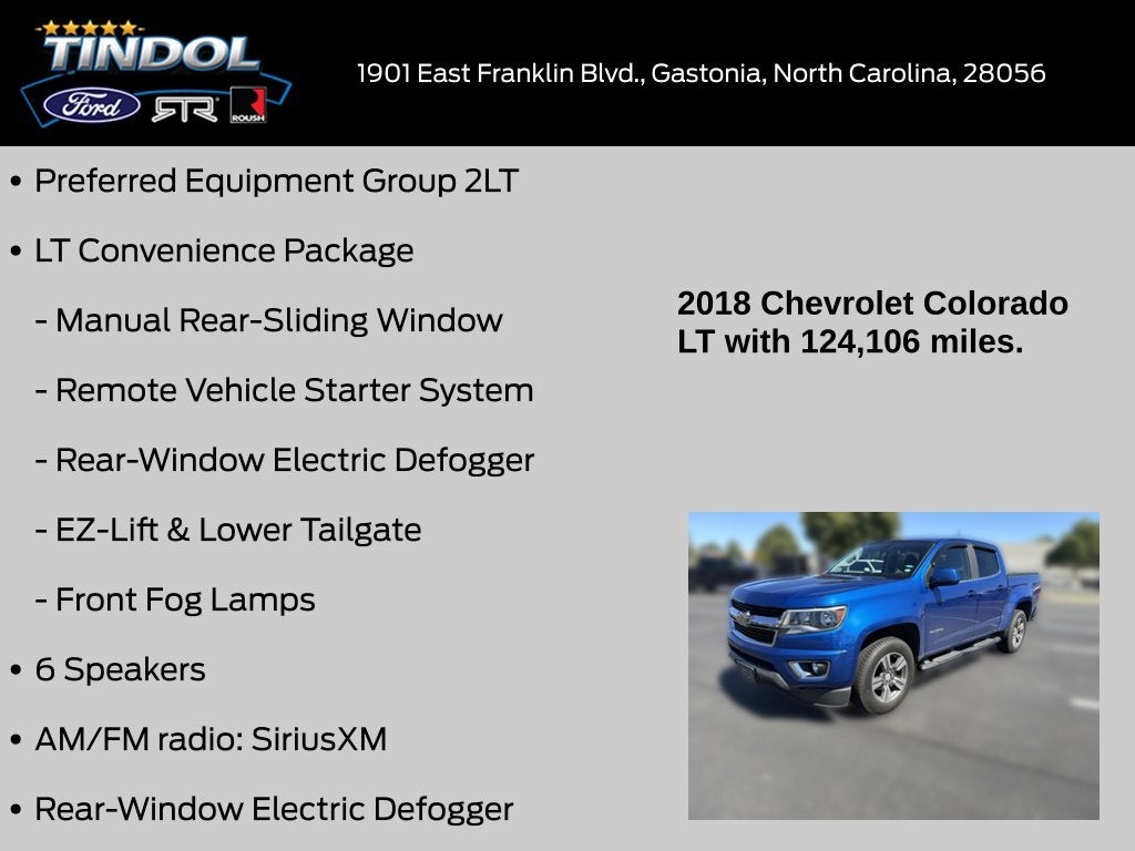 2018 Chevrolet Colorado LT