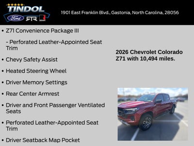 2026 Chevrolet Colorado Z71