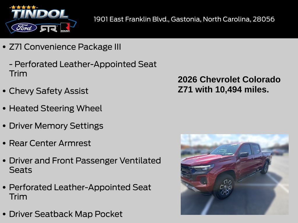 2026 Chevrolet Colorado Z71