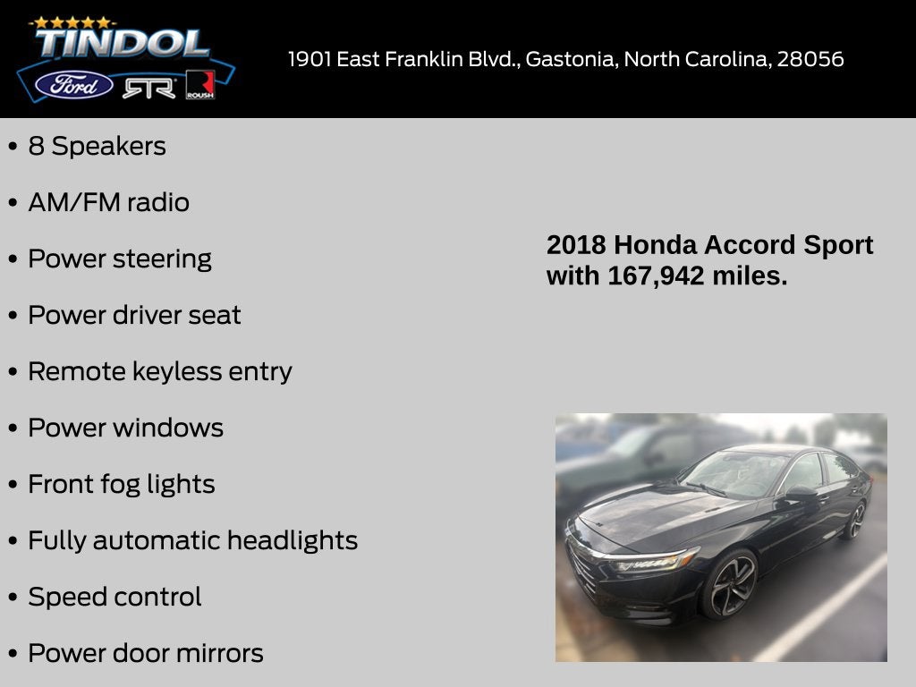 2018 Honda Accord Sport