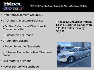 2012 Chevrolet Impala LT