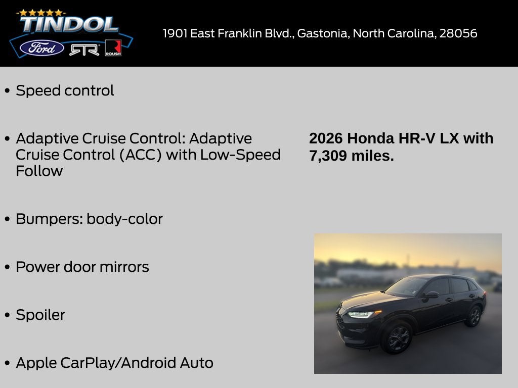 2026 Honda HR-V LX