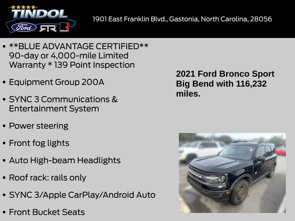 2021 Ford Bronco Sport Big Bend