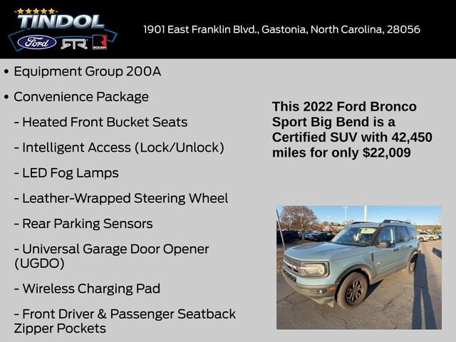 2022 Ford Bronco Sport Big Bend