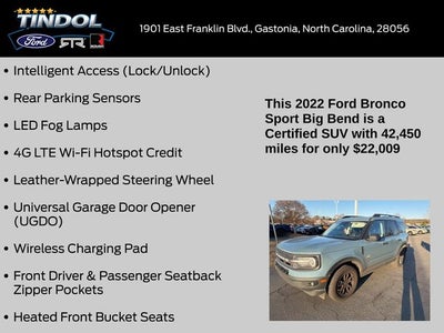 2022 Ford Bronco Sport Big Bend