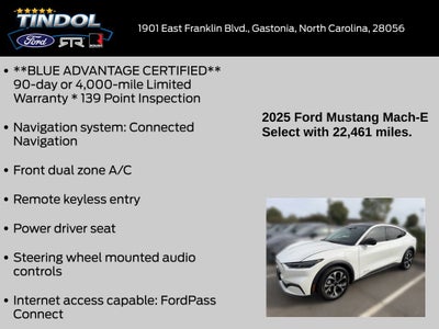 2025 Ford Mustang Mach-E Select