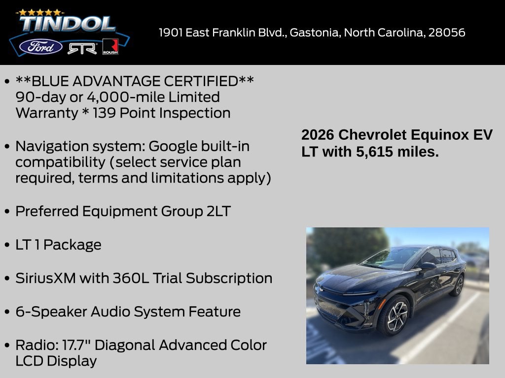 2026 Chevrolet Equinox EV LT
