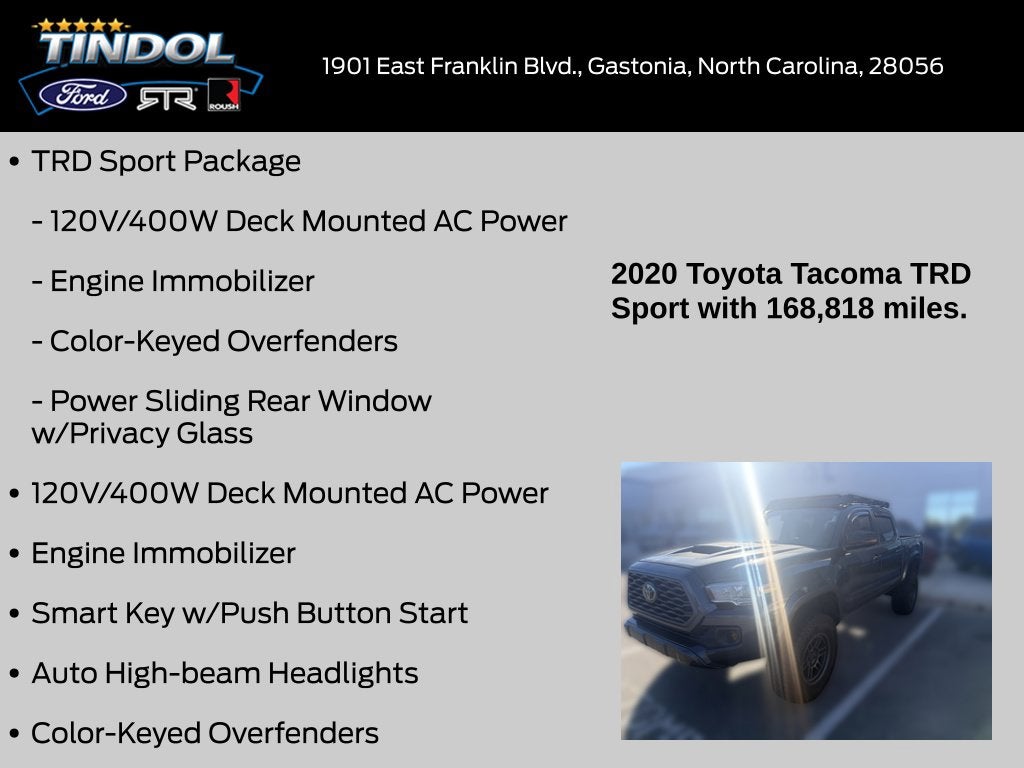 2020 Toyota Tacoma TRD Sport V6