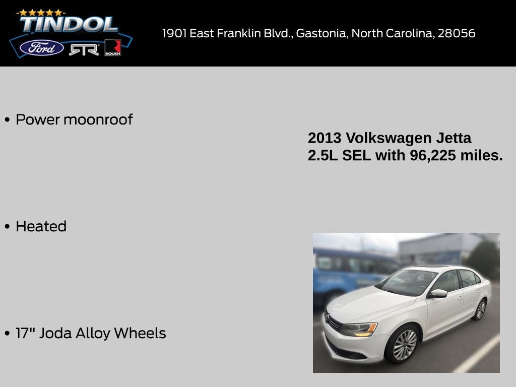 2013 Volkswagen Jetta SEL 2.5