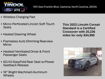 2023 Lincoln Corsair Standard