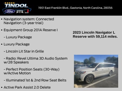 2023 Lincoln Navigator L Reserve
