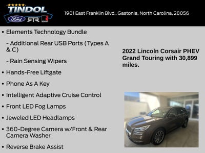 2022 Lincoln Corsair Plug-In Hybrid Grand Touring