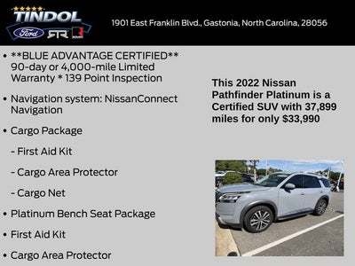2022 Nissan Pathfinder Platinum