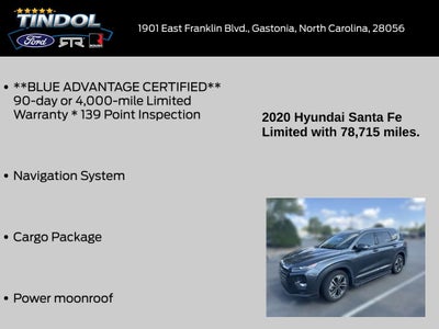 2020 Hyundai Santa Fe Limited