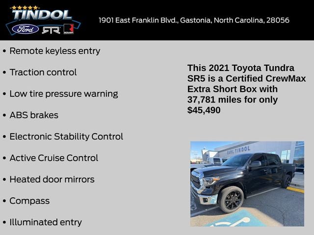 2021 Toyota Tundra SR5