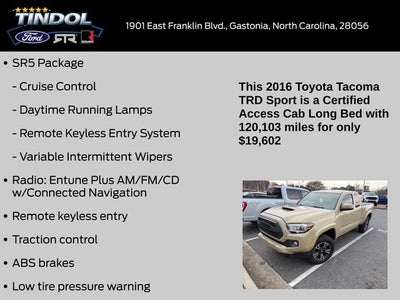 2016 Toyota Tacoma SR5