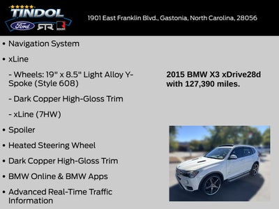 2015 BMW X3 xDrive28d