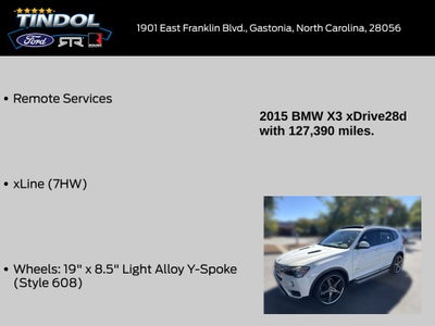 2015 BMW X3 xDrive28d
