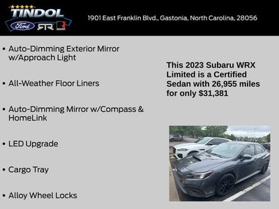 2023 Subaru WRX Limited