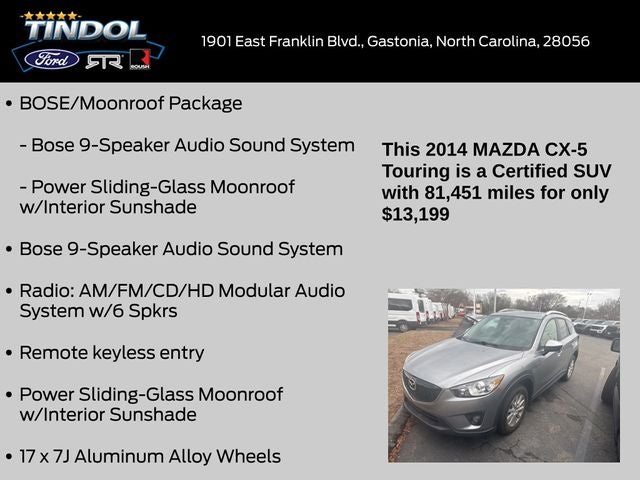 2014 Mazda Mazda CX-5 Touring