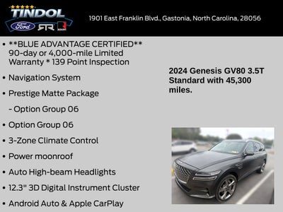 2024 Genesis GV80 3.5T