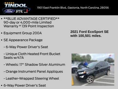 2021 Ford EcoSport SE