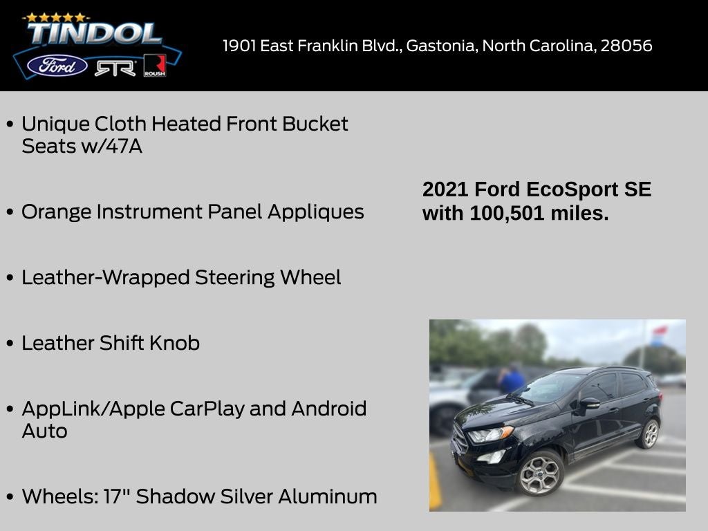 2021 Ford EcoSport SE