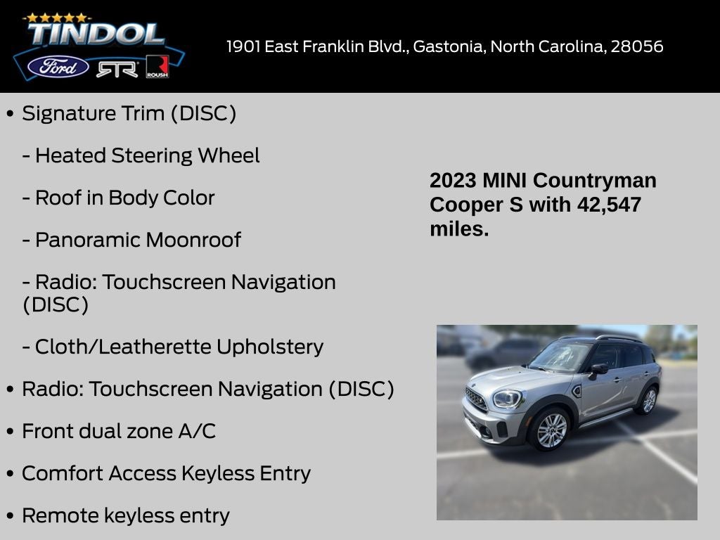 2023 MINI Cooper S Countryman Signature