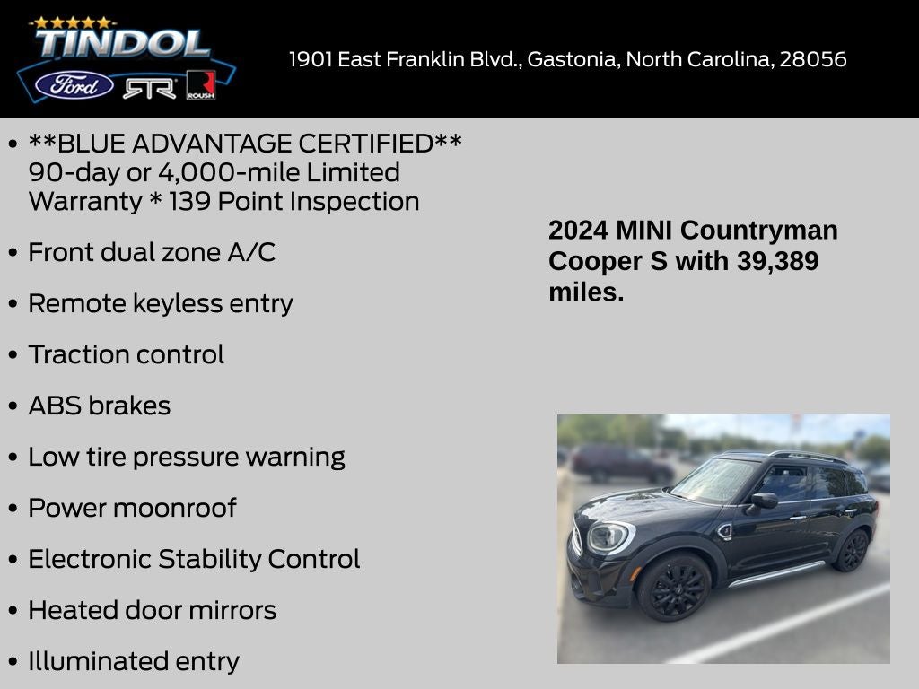 2024 MINI Cooper S Countryman Cooper S