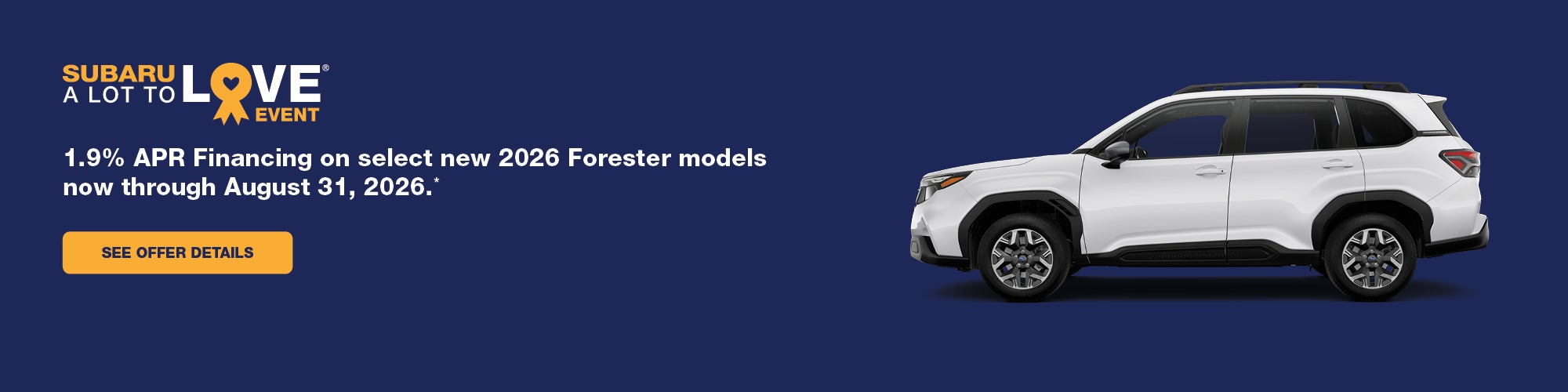 2026 Subaru Forester Offer