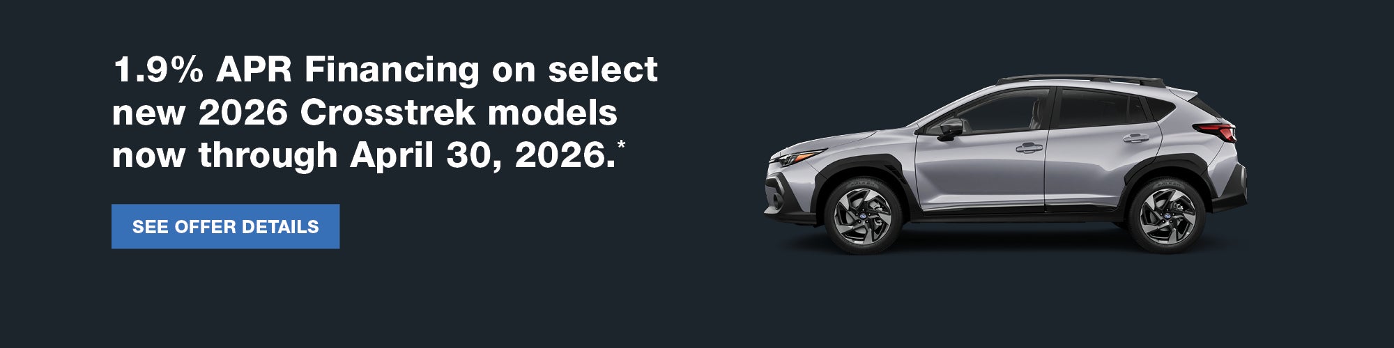 2026 Subaru Crosstrek Offer