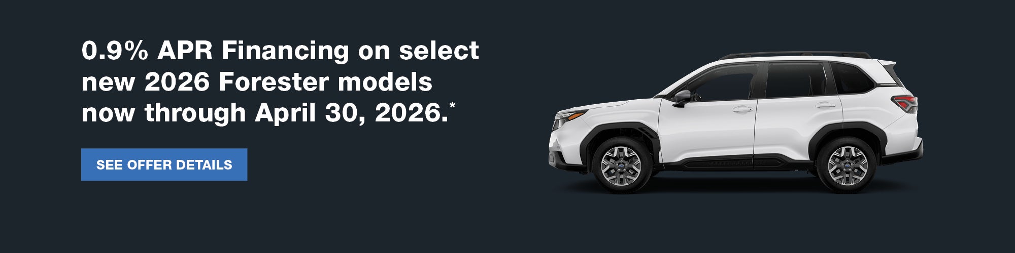 2026 Subaru Forester Offer