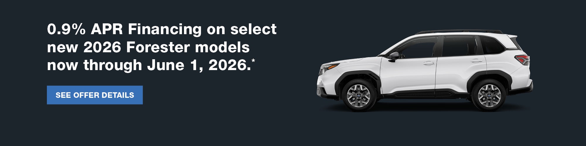 Subaru Forester Incentive