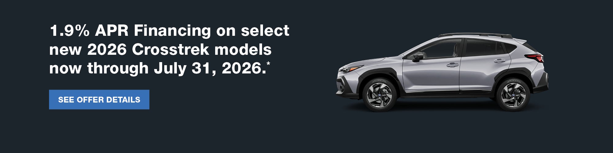 2026 Subaru Crosstrek Offer