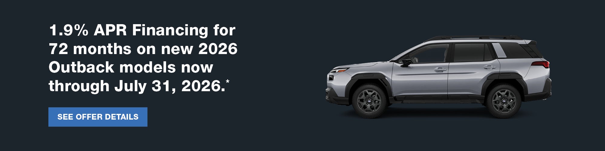 2026 Subaru Outback Offer