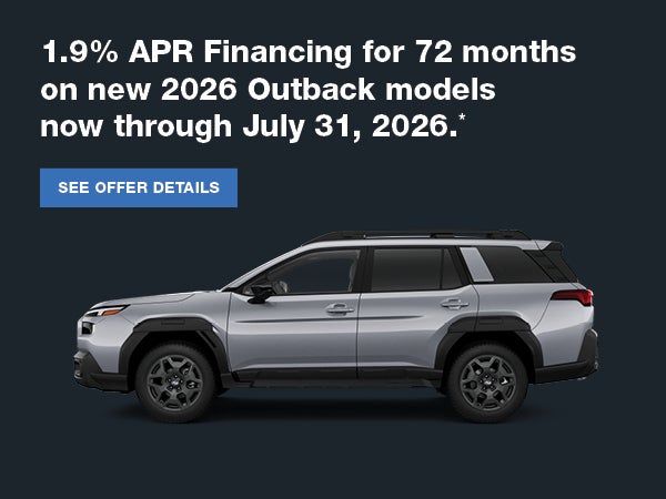 New Subaru Outback Deal