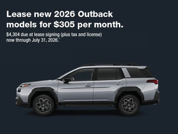 2026 Subaru Outback Lease Offer