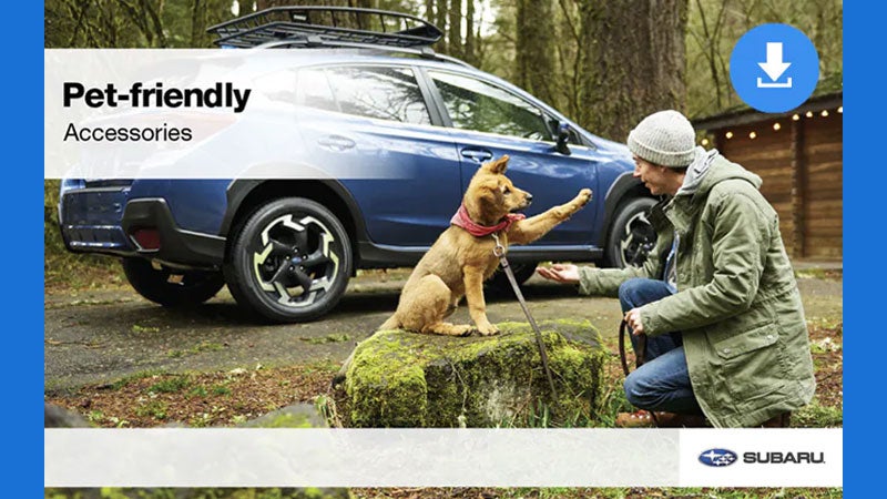 Download Subaru Pet-Friendly Accessories Brochure PDF